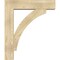 Ekena Millwork Thorton Block Rough Sawn Bracket w/ Offset Brace, Douglas Fir, 8"W x 34"D x 40"H BKT0806X34X40THR05RDF - alternate 3